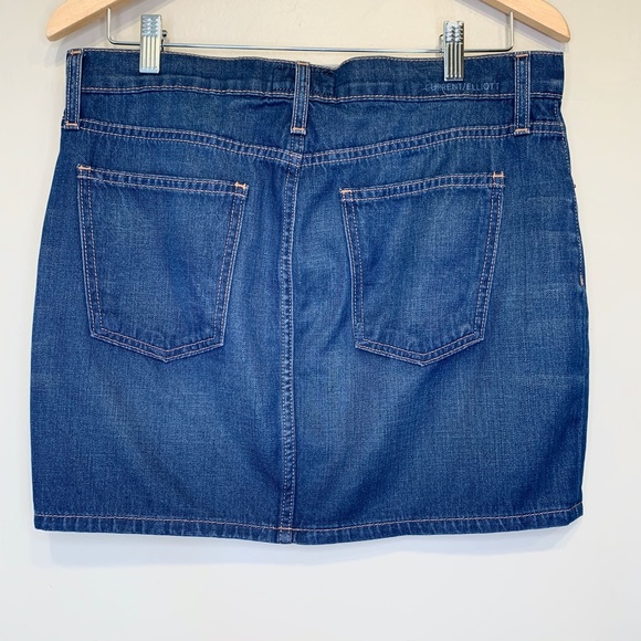 Current Elliot | Throwback Y2K 5 Pocket Denim Jean Mini Skirt - Picture 4 of 7